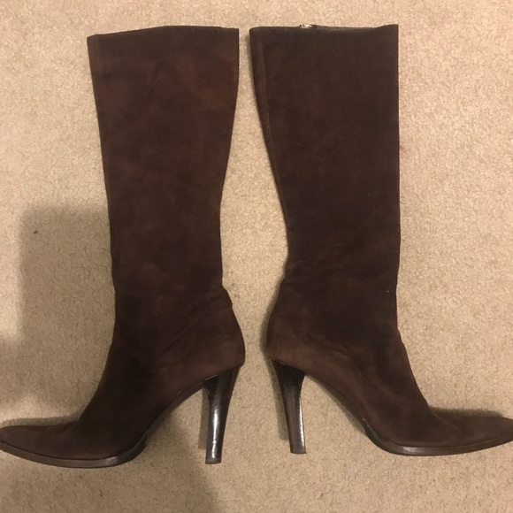 Oscar de la Renta Shoes - Oscar de la renta Brown suede boots size 7
